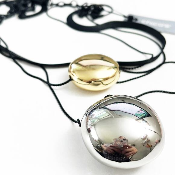 NEW Chico’s Mixed Metal Multistrand Convertible Necklace - Picture 3 of 9